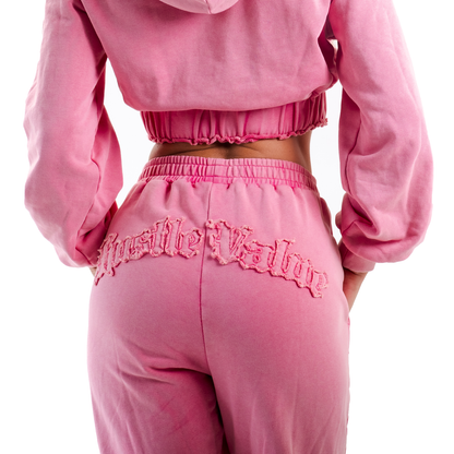 WOMEN TRACKSUIT (Washed Pink)