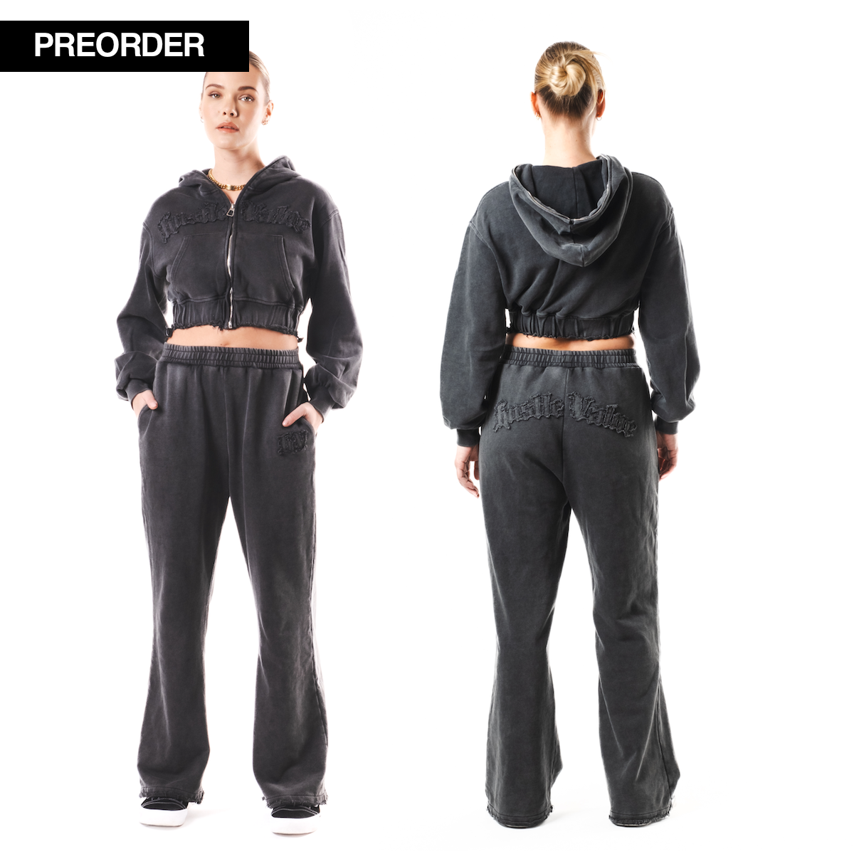 WOMEN TRACKSUIT (Washed Black)